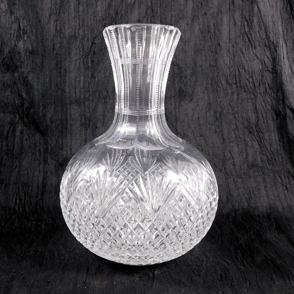 Unmarked Cut Crystal Carafe # 27027